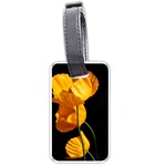 Yellow Poppies Luggage Tag (one side) Front