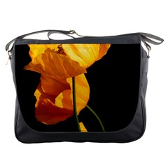 Yellow Poppies Messenger Bag by Audy