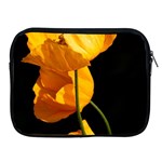 Yellow Poppies Apple iPad 2/3/4 Zipper Cases Front