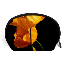 Yellow Poppies Accessory Pouch (large) by Audy