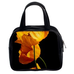 Yellow Poppies Classic Handbag (two Sides) by Audy