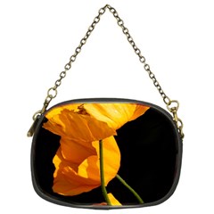 Yellow Poppies Chain Purse (one Side) by Audy