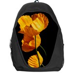 Yellow Poppies Backpack Bag Front