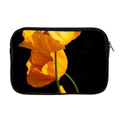 Yellow Poppies Apple Macbook Pro 17  Zipper Case