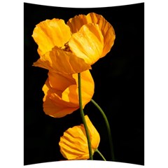 Yellow Poppies Back Support Cushion by Audy