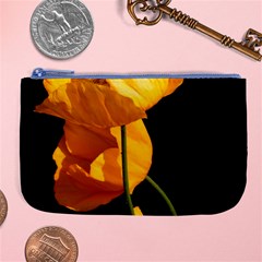 Yellow Poppies Large Coin Purse by Audy