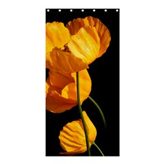 Yellow Poppies Shower Curtain 36  X 72  (stall) 