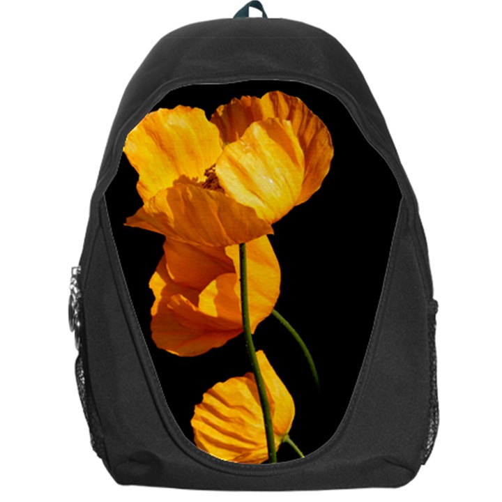 Yellow Poppies Backpack Bag