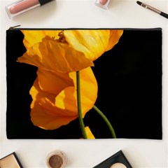 Yellow Poppies Cosmetic Bag (xxxl) by Audy