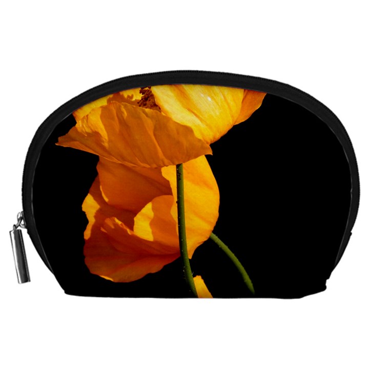 Yellow Poppies Accessory Pouch (Large)