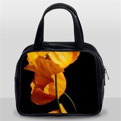 Yellow Poppies Classic Handbag (two Sides) by Audy