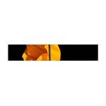 Yellow Poppies Flano Scarf (Mini) Front