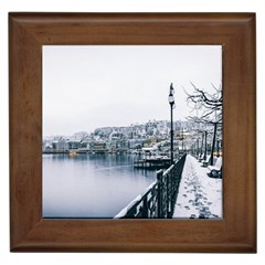 Winter Season Framed Tile by Audy