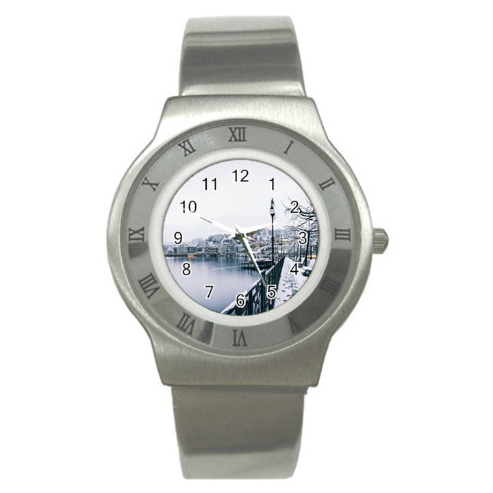 Winter Season Stainless Steel Watch