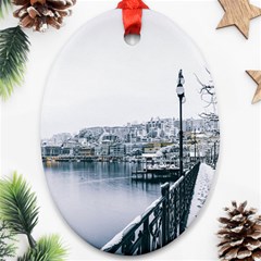 Winter Season Oval Ornament (two Sides) by Audy