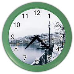 Winter Season Color Wall Clock by Audy