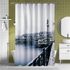 Winter Season Shower Curtain 48  X 72  (small)  by Audy