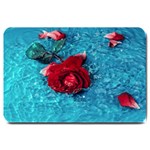 Red Roses In Water Large Doormat  30 x20  Door Mat