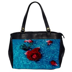 Red Roses In Water Oversize Office Handbag by Audy