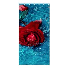 Red Roses In Water Shower Curtain 36  X 72  (stall)  by Audy