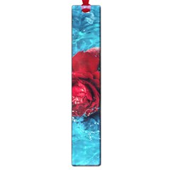 Red Roses In Water Large Book Marks by Audy