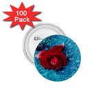 Red Roses In Water 1.75  Buttons (100 pack)  Front