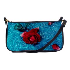 Red Roses In Water Shoulder Clutch Bag by Audy