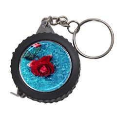 Red Roses In Water Measuring Tape by Audy