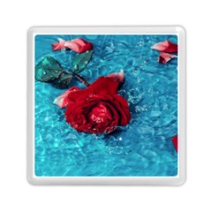 Red Roses In Water Memory Card Reader (square) by Audy