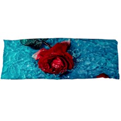 Red Roses In Water Body Pillow Case Dakimakura (two Sides) by Audy