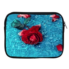 Red Roses In Water Apple Ipad 2/3/4 Zipper Cases by Audy