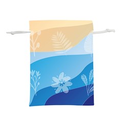 Flower Branch Corolla Wreath Lease Lightweight Drawstring Pouch (m) by HermanTelo