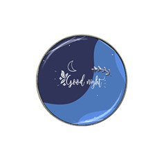 Background Good Night Hat Clip Ball Marker by Mariart