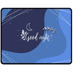 Background Good Night Fleece Blanket (medium)  by Mariart