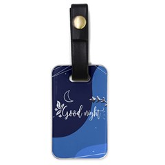 Background Good Night Luggage Tag (one Side) by Mariart