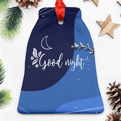 Background Good Night Ornament (bell) by Mariart