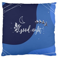 Background Good Night Large Cushion Case (one Side) by Mariart