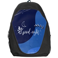 Background Good Night Backpack Bag by Mariart