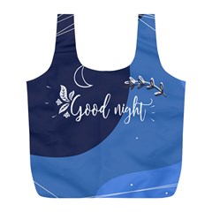 Background Good Night Full Print Recycle Bag (l) by Mariart