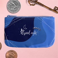 Background Good Night Large Coin Purse by Mariart