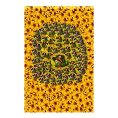 Lizards In Love In The Land Of Flowers Shower Curtain 48  X 72  (small)  by pepitasart