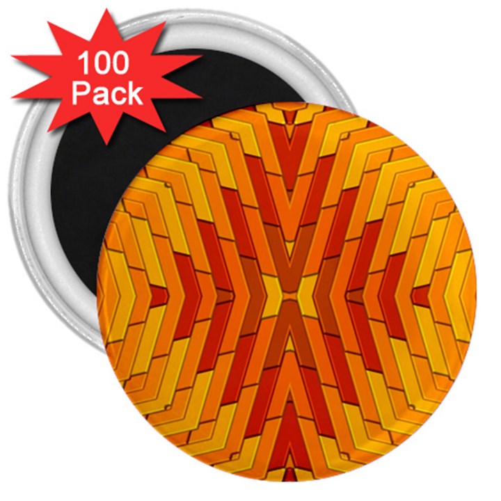 Golden 25 3  Magnets (100 pack)