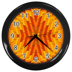 Golden 25 Wall Clock (black) by impacteesstreetweargold