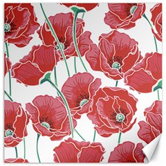 Red Poppy Flowers Canvas 20  X 20  by goljakoff