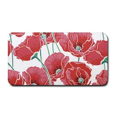 Red Poppy Flowers Medium Bar Mats by goljakoff