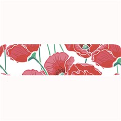 Red Poppy Flowers Large Bar Mats by goljakoff