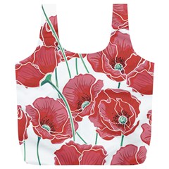 Red Poppy Flowers Full Print Recycle Bag (xl) by goljakoff