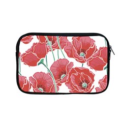 Red Poppy Flowers Apple Macbook Pro 13  Zipper Case by goljakoff