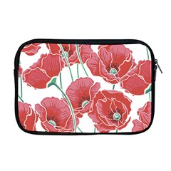 Red Poppy Flowers Apple Macbook Pro 17  Zipper Case by goljakoff