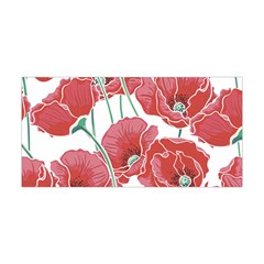 Red Poppy Flowers Yoga Headband by goljakoff